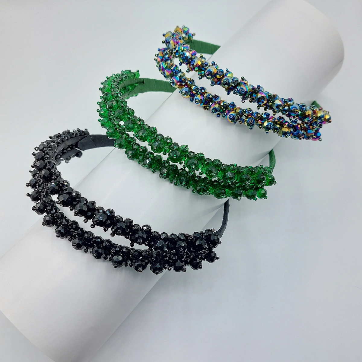 تل مو جواهر دوزی مجلسی دو لاین