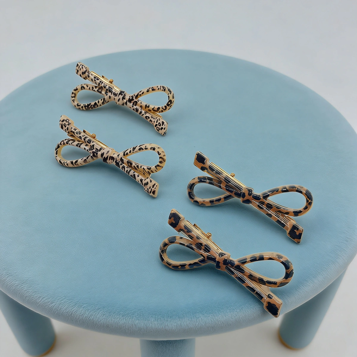 گیره انبری طرح پاپیونی پلنگی