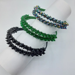 تل مو جواهر دوزی مجلسی دو لاین